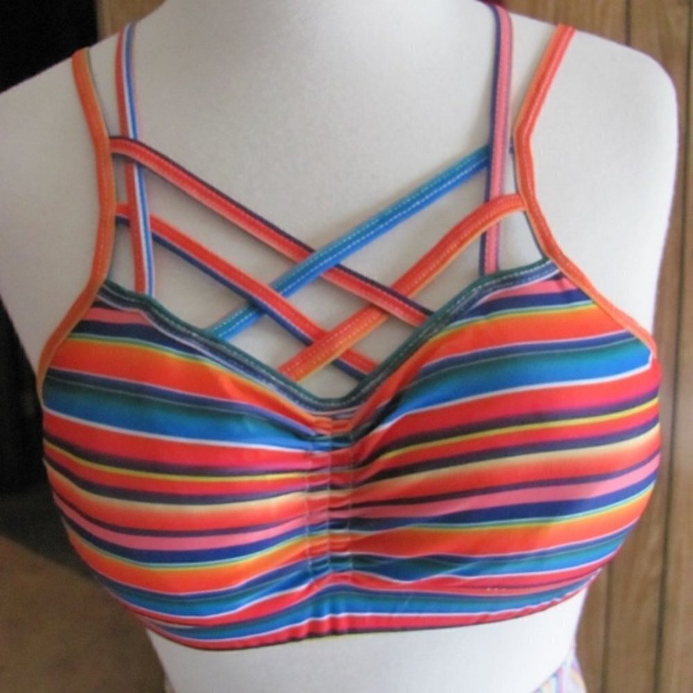 SERAPE BRALETTES WITH SUPPORT PADS